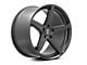 Shelby Style SB201 Satin Black Wheel; Rear Only; 19x10.5 (15-23 Mustang GT, EcoBoost, V6)