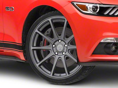 Shelby Style SB203 Charcoal Wheel; 19x9.5 (15-23 Mustang GT, EcoBoost, V6)