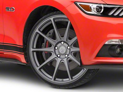 Shelby Style SB203 Charcoal Wheel; 20x9.5 (15-21 GT, EcoBoost, V6)
