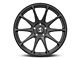 Shelby Style SB203 Satin Black Wheel; Rear Only; 20x10.5 (05-09 Mustang)