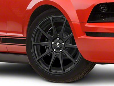 Shelby Style SB203 Satin Black Wheel; 20x9.5; 33mm Offset (05-09 Mustang)