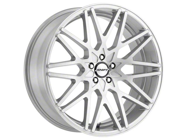 Shift Formula Brushed Silver Wheel; Rear Only; 20x10 (06-10 RWD Charger)