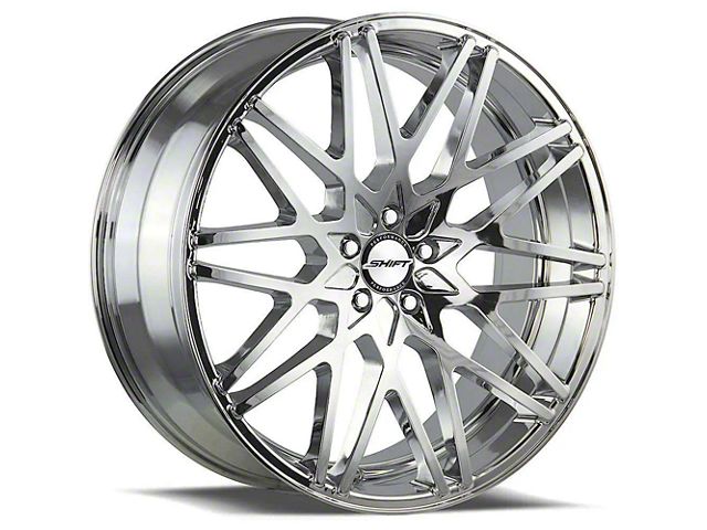 Shift Formula Chrome Wheel; Rear Only; 20x10 (06-10 RWD Charger)