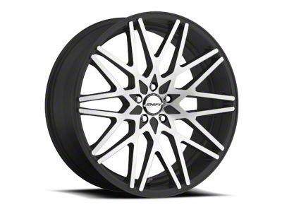 Shift Formula Gloss Black Machined Wheel; 20x8.5; 15mm Offset (08-23 RWD Challenger, Excluding Widebody)