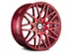 Shift Formula Candy Red Wheel; 20x8.5 (11-23 RWD Charger, Excluding Widebody)