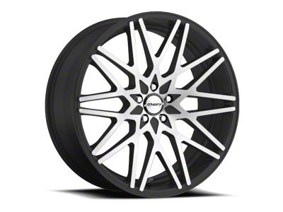 Shift Formula Gloss Black Machined Wheel; 20x8.5 (11-23 RWD Charger, Excluding Widebody)