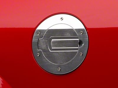 Used Gold Metal Fuel Door Cover For 1994-2004 Ford Mustang