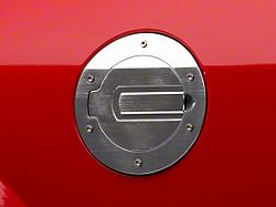 SHR Fuel Door; Brushed (05-09 Mustang)