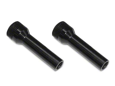 SHR Door Lock Pins; Black (94-14 Mustang)