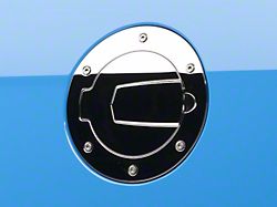 SHR Fuel Door; Chrome (10-14 Mustang)