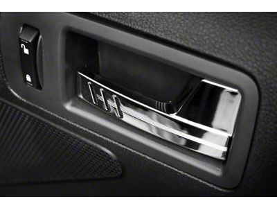 SHR Billet Interior Door Handles; Chrome (05-14 Mustang)
