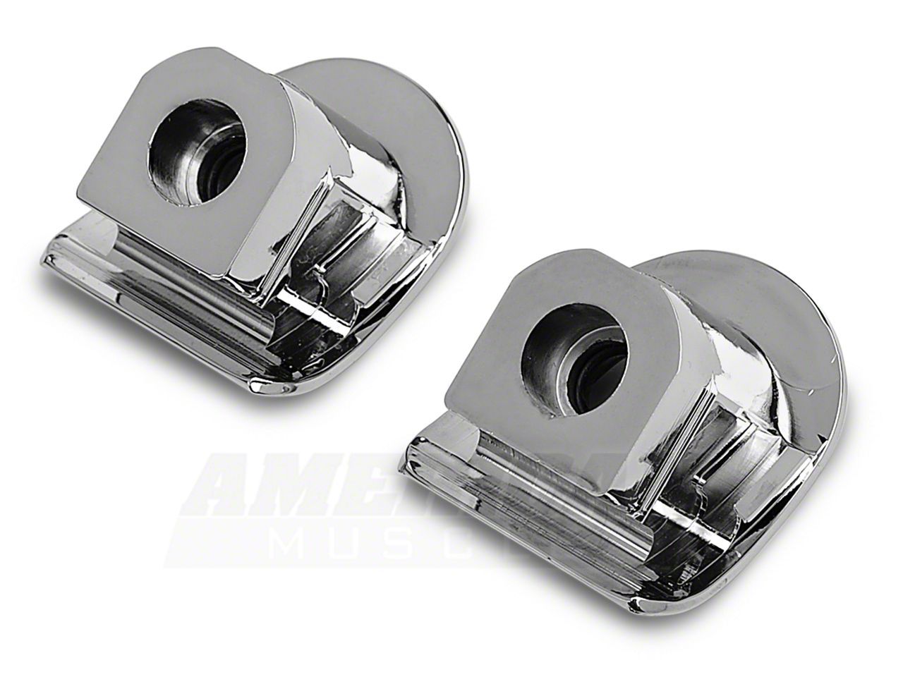 AMP Billet Door Lock Pin Pulls For Ford Mustang 1990-2013 – 2-Piece Set, Chrome, Made In USA