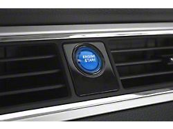 SHR Illuminated Push Button Start Ignition Kit; Blue (10-14 Mustang)