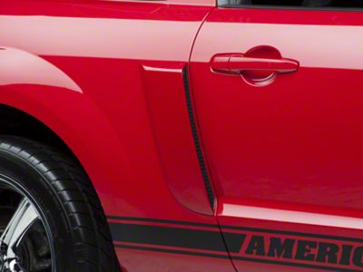 SpeedForm CS Style Side Scoops; Pre-Painted (05-09 Mustang)