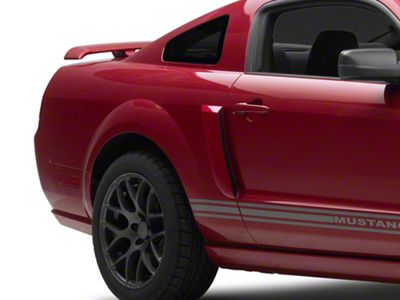 SpeedForm CS Style Side Scoops; Pre-Painted (05-09 Mustang)