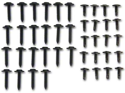 Side Skirt Screw Kit (87-93 Mustang GT)