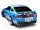 SEC10 GT500 Style Stripes; Silver; 10-Inch (05-14 Mustang)