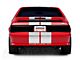 SEC10 GT500 Style Stripes; Silver; 10-Inch (79-93 Mustang)