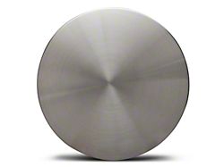 Center Cap; Brushed Silver (Fits AmericanMuscle Branded Wheels Only)