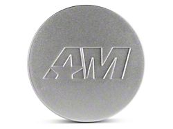 AmericanMuscle Center Cap; Silver (Fits AmericanMuscle Branded Wheels Only)