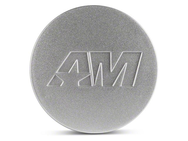 AmericanMuscle Center Cap; Silver (Fits AmericanMuscle Branded Wheels Only)