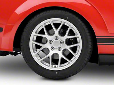 AMR Silver Wheel; Rear Only; 18x10 (05-09 Mustang)