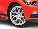 AMR Silver Wheel; 18x9; 30mm Offset (15-23 Mustang EcoBoost w/o Performance Pack, V6)