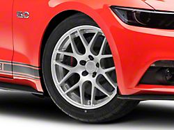 AMR Silver Wheel; 19x8.5; 30mm Offset (15-23 Mustang GT, EcoBoost, V6)
