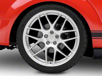 AMR Silver Wheel; Rear Only; 20x10; 48mm Offset (05-09 Mustang)