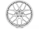 AMR Silver Wheel; Rear Only; 20x10 (15-23 Mustang GT, EcoBoost, V6)