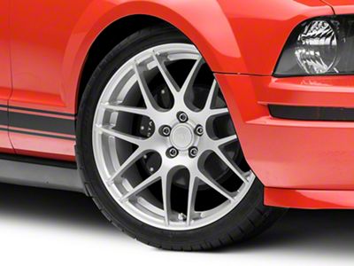 AMR Silver Wheel; 20x8.5 (05-09 Mustang)