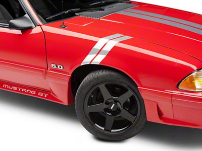 SEC10 Hash Marks; Silver (79-93 Mustang)