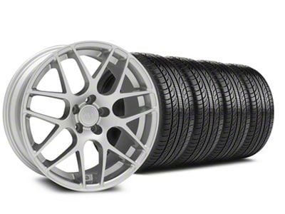 19x8.5 AMR Wheel & Pirelli All-Season P Zero Nero Tire Package (15-23 Mustang GT, EcoBoost, V6)