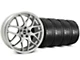 Staggered AMR Silver Wheel and Mickey Thompson Tire Kit; 20-Inch (15-23 Mustang GT, EcoBoost, V6)