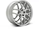 Staggered AMR Silver Wheel and Mickey Thompson Tire Kit; 20-Inch (15-23 Mustang GT, EcoBoost, V6)