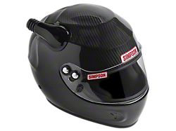 Simpson Devil Ray Full Face Helmet Air Enforcer; Top Left Side 