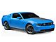 SEC10 Single Hood Stripe; Silver (10-12 Mustang GT, V6)