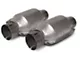 SLP High Flow Catalytic Converter Kit; 2.5 Inch Inlet and Outlet (96-10 Mustang w/ SLP X-Pipes)
