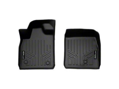 SmartLiner Smart Coverage Custom Fit Front Floor Liners; Black (21-25 Mustang Mach-E)