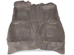 Replacement Floor Carpet; Smoke Gray (87-89 Mustang Coupe, Hatchback)