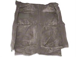 Replacement Floor Carpet; Smoke Gray (87-89 Mustang Convertible)