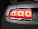 Raxiom Aero Tail Lights; Black Housing; Smoked Lens (10-12 Mustang)