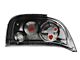 Altezza Tail Lights; Chrome Housing; Smoked Lens (94-95 Mustang)