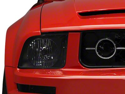 SEC10 Fog Light Tint; Smoked (05-09 Mustang V6 w/ Pony Package)