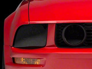 Precut Smoked Vinyl Headlight Blackout Kit For 2010-2012 Ford Mustang – Full Set