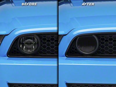 SEC10 Fog Light Tint; Smoked (13-14 Mustang GT)