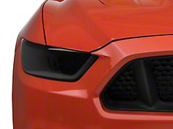 SpeedForm Headlight Covers; Smoked (15-17 Mustang; 18-22 Mustang GT350, GT500)