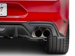 SEC10 Rear Bumper Marker Tint; Smoked (18-23 Mustang GT, EcoBoost, GT500)