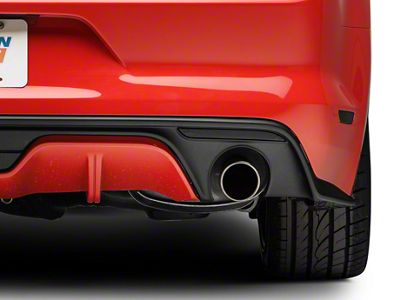 SEC10 Rear Bumper Marker Tint; Smoked (15-17 Mustang)