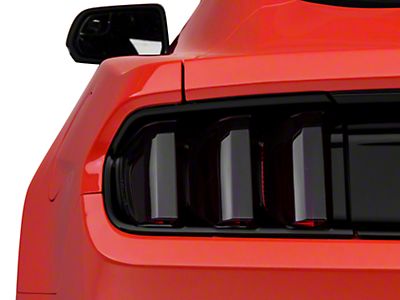 Dark Smoke Tail Light Overlay Tint For 2015-2017 Ford Mustang – Gloss Finish, Easy Application
